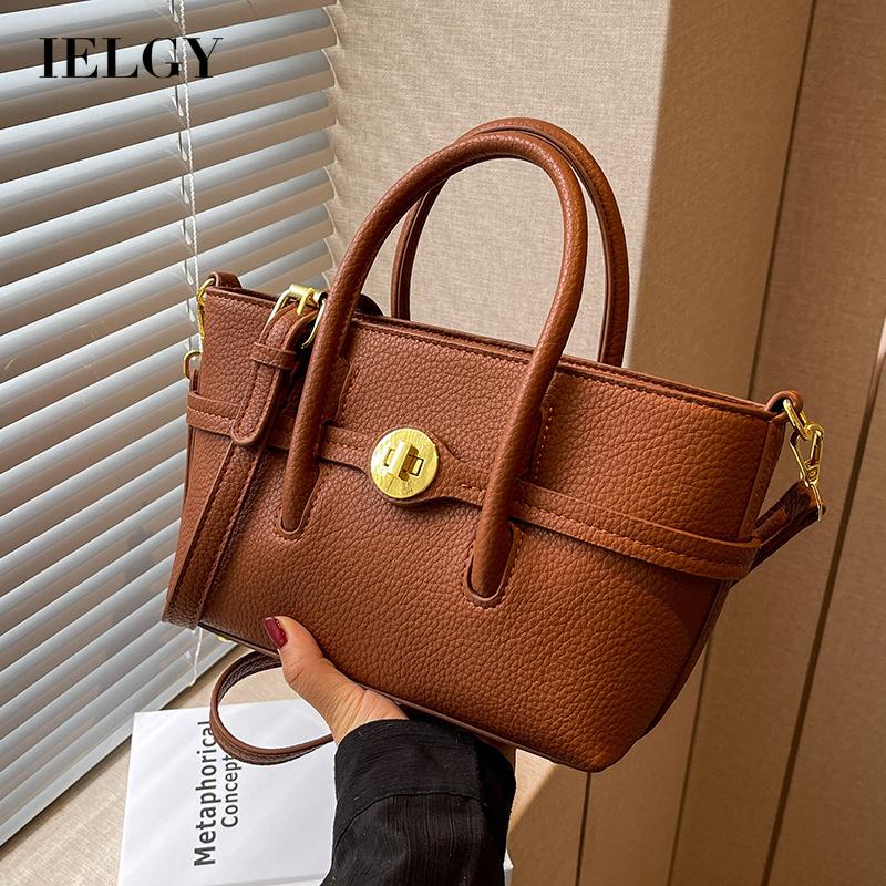 Túi Đeo Chéo Màu Sắc Đơn Giản Có Khóa Kéo Thời Trang Cho Nữ