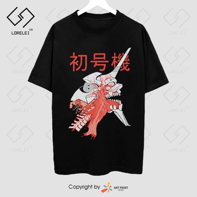 Áo thun Neon Genesis Evangelion EVA-01 Collections  ngắn tay