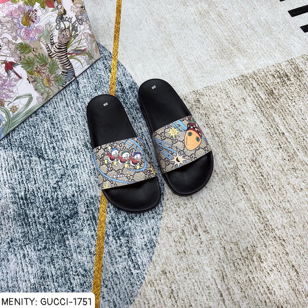Dép gucci vịt cute , Dép nam đế su cao cấp