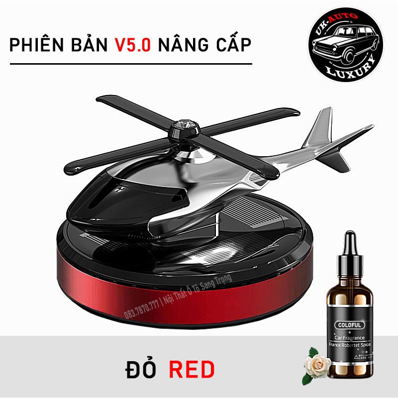Máy Bay Nước Hoa Năng Lượng Mặt Trời Cho Ô Tô tặng kèm tinh dầu thơm