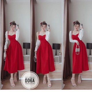 Sét Đầm Kèm Áo Khoác Big Size (55kg đến 100kg) BZNG002