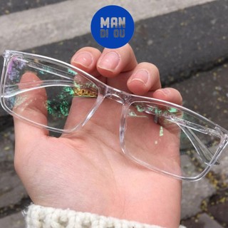 Mắt kính gọng nhựa trong suốt siêu xinh