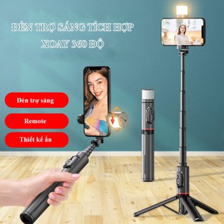 Gậy Chụp Ảnh CYKE Q12S Siêu Nhỏ Gọn Tích Hợp Đèn Trợ Sáng