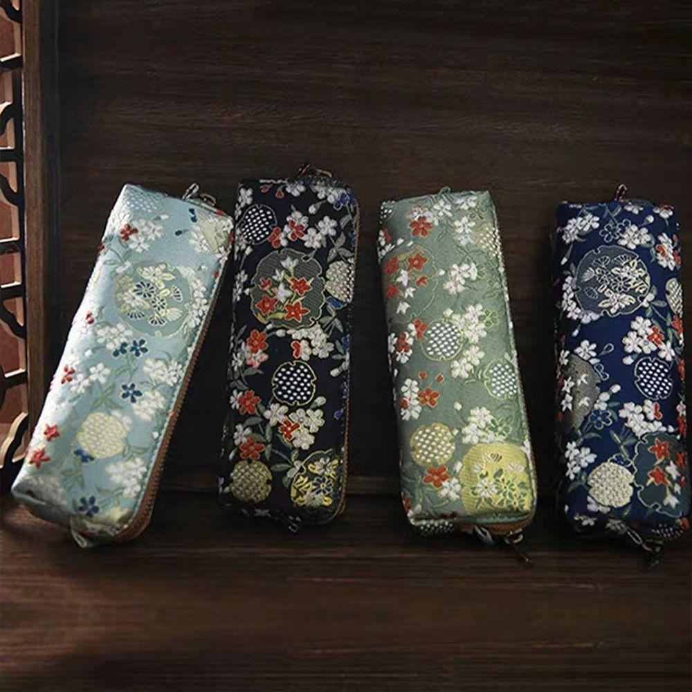 Lloyd Túi Đựng Bút Chì Chất Lượng Cao Họa Tiết Thêu Phong Cách Trung Hoa Sức Chứa Lớn Để Bàn Cho Học Sinh / Văn Phòng