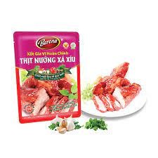 Lốc 10 gói xốt thịt nướng xá xíu gia vị hoàn chỉnh barona thịt nướng xá xíu gói 80g