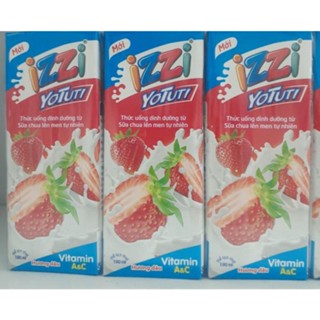 sữa izzi dâu thơm ngon 180ml