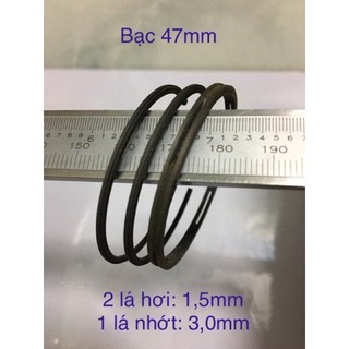 Xéc măng, bạc piston 47mm (bạc hơi: 1.5mm, 2.0mm/ bạc nhớt: 2.5mm, 3.0mm) MS:XM90.30-D47