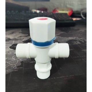 Van T cầu NHỰA, T cầu. Giảm áp chia bồn cầu Nhựa,Van T Chia Nước cho vòi xịt vệ sinh và bồn cầu