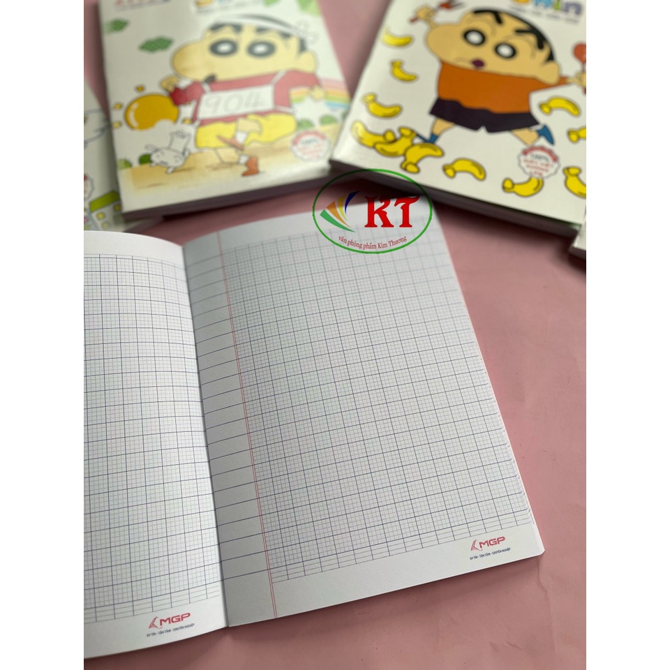 Combo 10 quyển tập MGP Shin 96trang - 4 /5ô ly vuông - Đl 100gsm