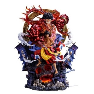 Mô Hình OnePiece Luffy gear 4 king fado siêu đẹp cao 33cm có led kèm theo - Figure OnePiece - Full box - Hộp màu đẹp