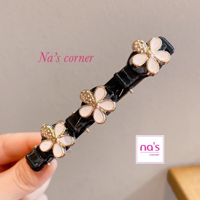 Kẹp Tóc Nơ Vải Nhung ,Bện Tóc Mái Phong Cách Hàn Quốc Xinh Xắn Dễ Thương Dành Cho Bé Gái