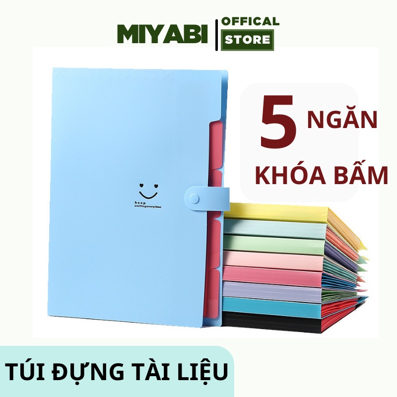 Túi đựng tài liệu nhiều ngăn a4 - 5 ngăn - túi đựng tài liệu a4 nhiều ngăn