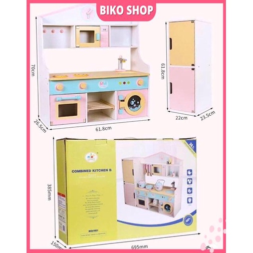 Đồ chơi nhà  bằng gỗ cho bé 2 cách lắp