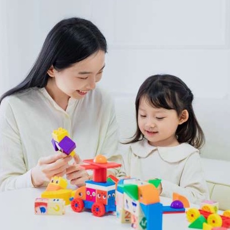 Đồ chơi lắp ráp giáo dục từ tính Logic Alilo Magnetic Building Blocks - Stack & Smile, bộ khối xây dựng từ tính cho trẻ