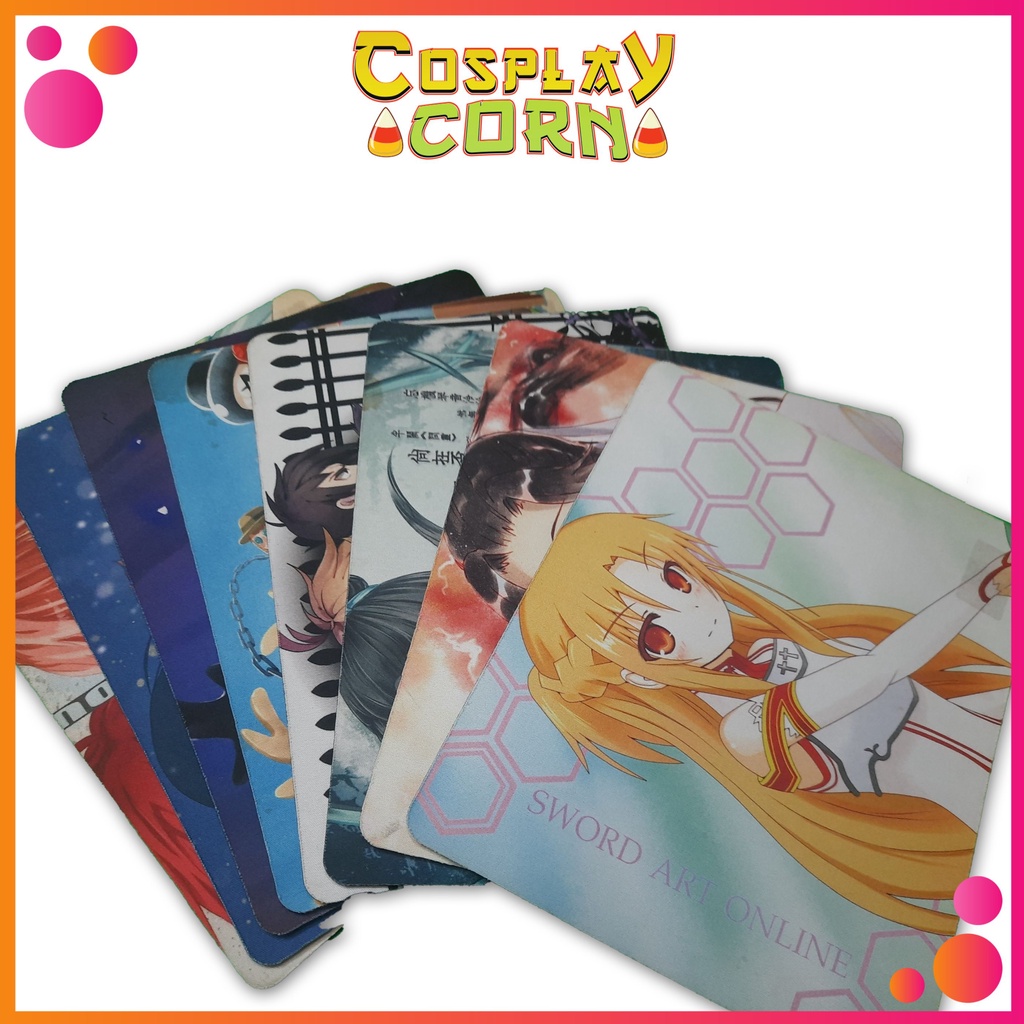 Lót chuột in hình Anime, Manga, Manhua, Game,... size lớn, nhỏ dùng cho PC, laptop đa dạng các mẫu mã