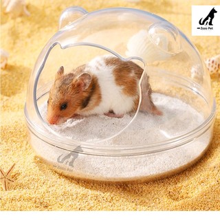Nhà tắm / Nhà ngủ gấu mika trong suốt cho hamster, sóc