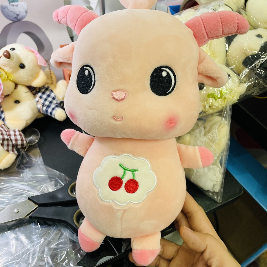 Gấu bông hoạt hình con heo , Gấu bông con cừu, gấu bông con nhím, gấu bông con khủng long, Gấu hơi siêu nhẹ, dễ thương