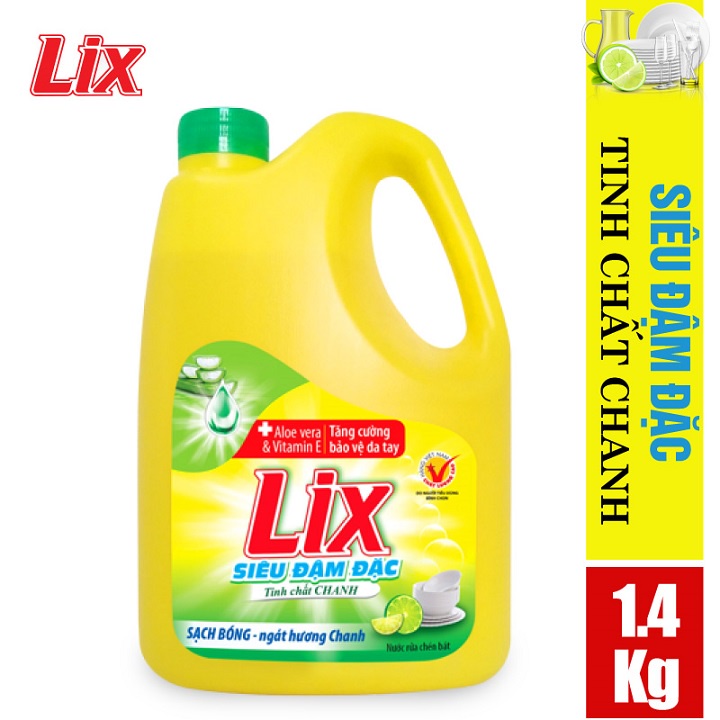 Combo 17 gồm 5 món LIX (2 chai nước giặt hương hoa 2kg, NLS nắng hạ 1 lít, NRC đậm đặc chanh 1.4kg, Nước tẩy toilet 1kg)