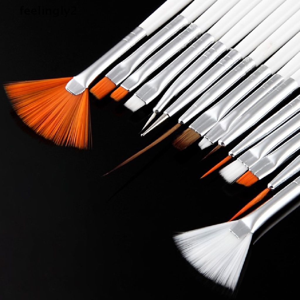 Set 20 Cọ Vẽ Móng Tay Nghệ Thuật Chuyên Nghiệp