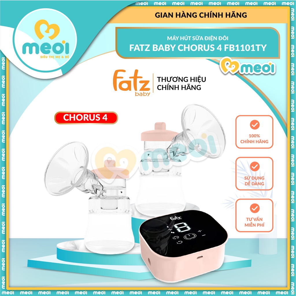 Máy Hút Sữa Điện Đôi Fatzbaby Chorus 3 / 4 - BẢO HÀNH 12 THÁNG CHÍNH HÃNG