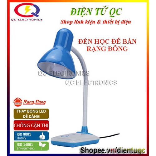 Đèn học Rạng Đông chống cận 5W, để bàn cho bé học sinh, cute, làm việc