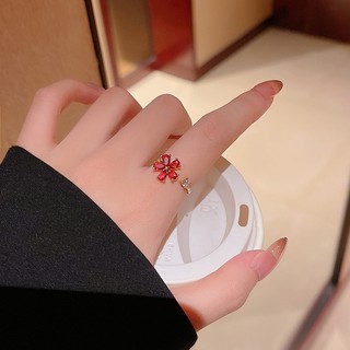 Nhẫn hở q60 đính đá zircon sang trọng thời trang cho nữ