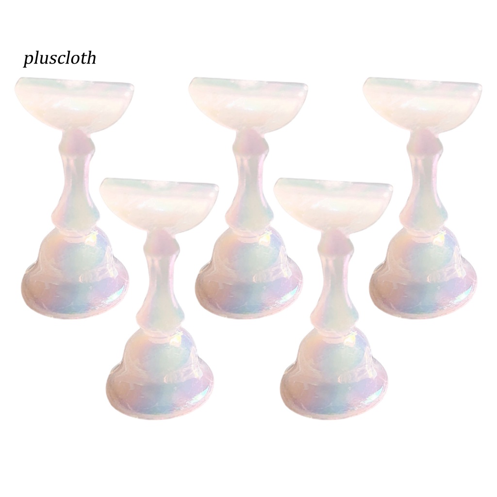 Set 5 Móng Tay Giả Có Giá Đỡ Trưng Bày Chống Mài Mòn