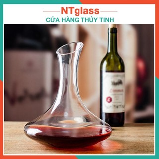 Decanter ,Bình thở rượu vang - Bình rót rượu vát miệng