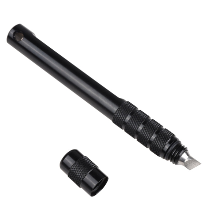 1 Dụng Cụ Mài Rãnh Gậy Đánh Golf Hình Chữ V Bằng Hợp Kim Màu Đen