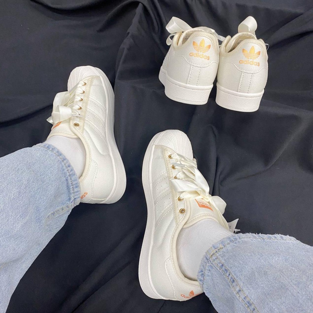 GIÀY SNEAKER ADIDAS SUPERSTAR RIZE SÒ DÂY NƠ NHIỀU MÀU PHONG CÁCH FULLBOX + FREESHIP