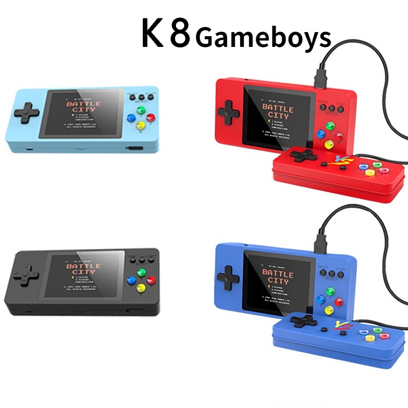 Máy chơi game cầm tay K8 máy chơi game 500 trò chơi cổ điển  máy chơi game cầm tay giá rẻ  Quà sinh nhật cho