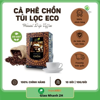 Cà phê chồn,cà phê túi lọc eco weasel drip coffee ,hộp 10 gói thơm ngon đến giọt cuối cùng