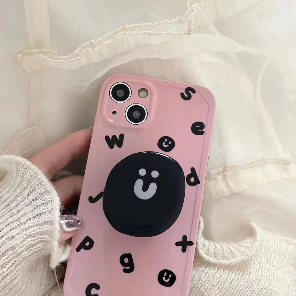 Ốp Lưng MàU HồNg Dễ Thương Cho iPhone 11 12 12pro 12promax 13 13promax 14 14pro 14promax