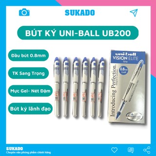 Bút gel Uniball UB200 bút ký giành cho Giám Đốc chính hãng SUKADO