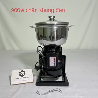 [Nồi 23.5cm]Máy xay thịt công nghiệp 900W làm giò, chả, nồi inox - công suất lớn( Cam kết lõi đồng 100%, kèm luỡi)