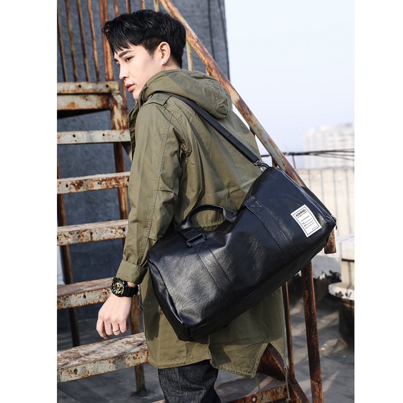 Túi Xách Túi Du Lịch Túi Trông Thể Thao Da Cao Cấp Có Ngăn Để Giầy h13