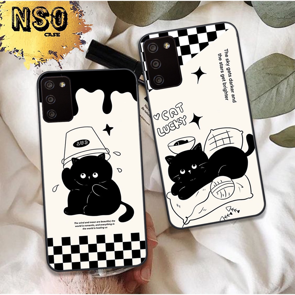 Ốp Samsung a02 - a02s In Hình Họa Tiết Mèo Cute Đáng Yêu Đẹp Hot Trend 2023