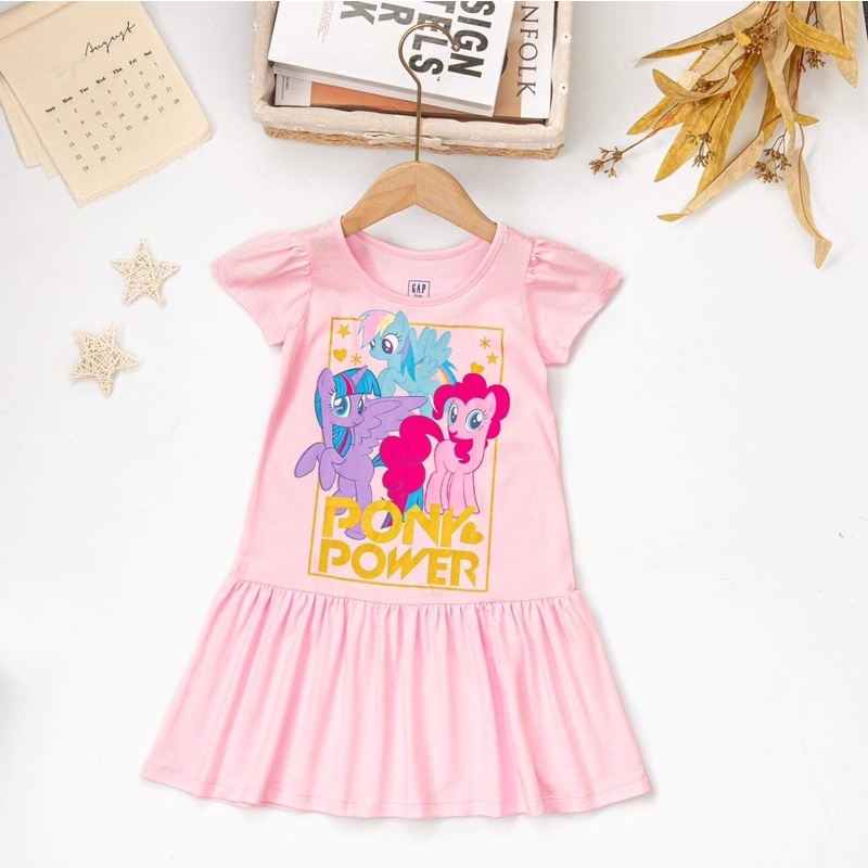 Đầm/váy cotton bé gái xuất dư mềm mát