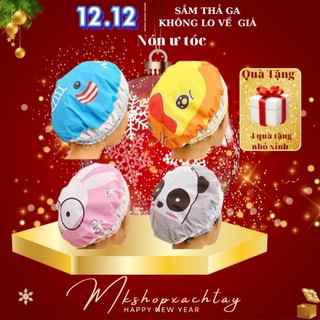 Mũ ủ tóc hoạt hình dễ thương (họa tiết ngẫu nhiên)