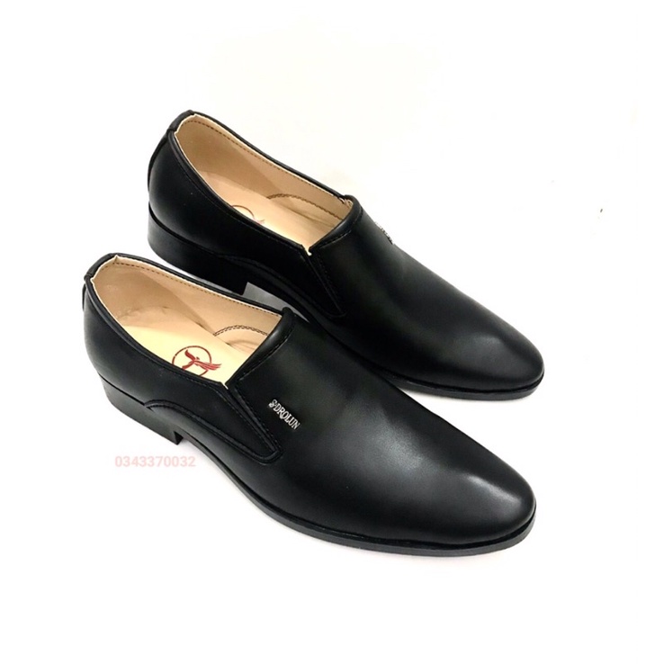 Giày công sở nam phom đẹp ,da mềm, mã GT01, size từ 38 -43, màu đen sang trọng lịch lãm