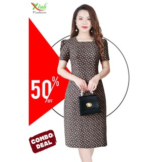 Đầm Suông Hoa Nhí Trẻ Trung Hiện Đại DL748