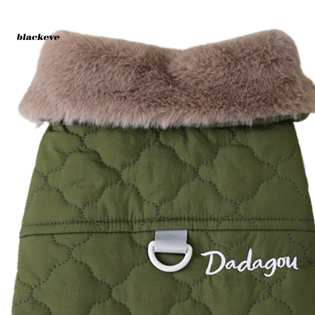 Áo Khoác Mùa Đông Màu Tương Phản Thoải Mái Hai Chân Cho Thú Cưng