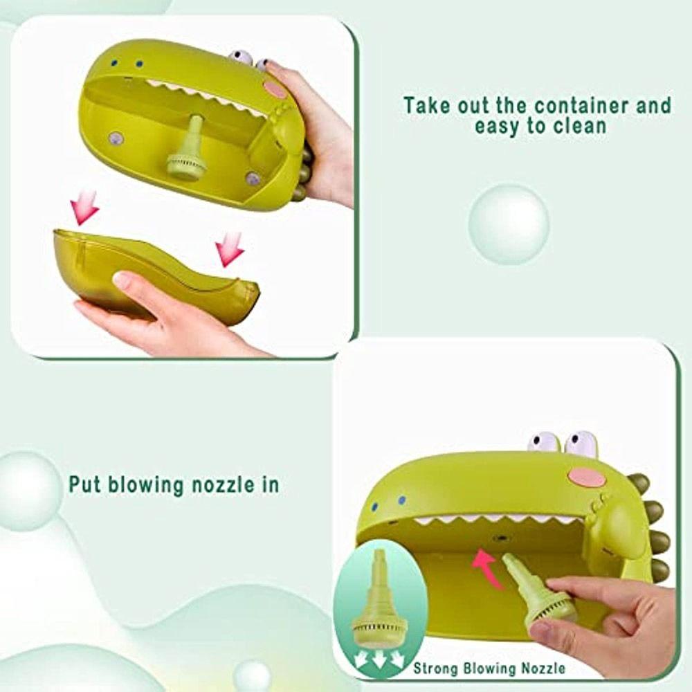 LAYOR1 Đồ Chơi Thổi Bong Bóng Xà Phòng Hình Khủng Long Chống Thấm Nước