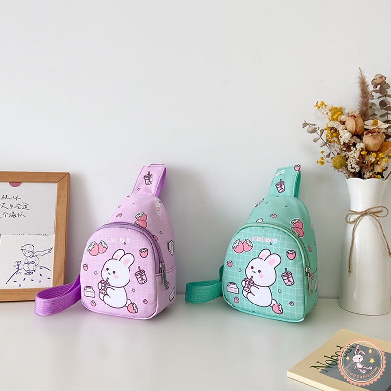 Túi Đeo Chéo Ngực Nhỏ Xinh Kiểu Hoạt Hình Đáng Yêu Cho Bé Gái