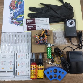 Combo bộ 1 máy xăm hình Học Viên + full phụ kiện