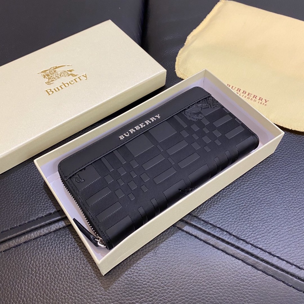 Ví Da Gập Burberry Đựng Tiền, Thẻ Cho Nam Và Nữ