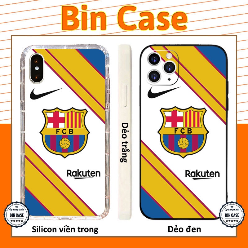 ⚽Ốp iPhone Logo Barcelona Barca ⚽Huy Hiệu Biểu Tượng 2022 iphone 14 13 12 11 Pro Max 6 7 8 Plus X Xr Xs Max BONGDA257