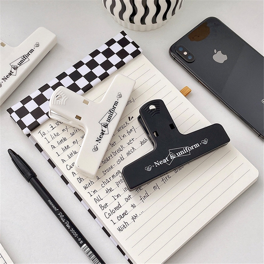 Kẹp Cố Định Vé Tài Liệu Bằng Nhựa Có Nam Châm Phong Cách Retro Vintage