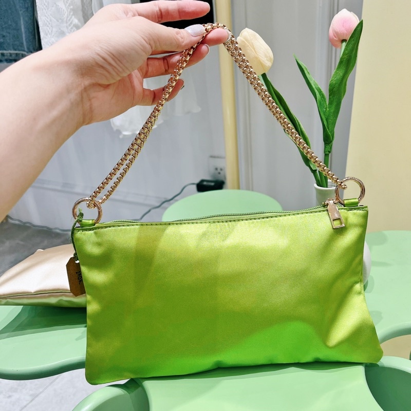 Túi đeo vai satin nhiều màu