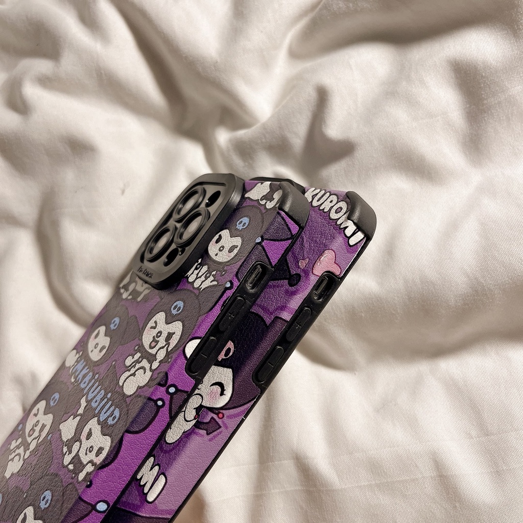 Ốp Điện Thoại Silicon TPU Mềm Hình Kuromi Dễ Thương Cho iPhone 11 14 13 12 PRO X XR XS MAX XSMAX 6 6s 6splus 7 8 plus